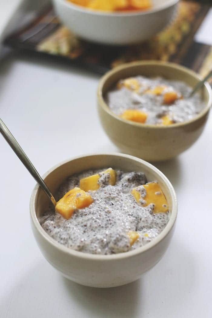 Oat Milk Chia Pudding (3 ingredients!) - Through The Fibro Fog