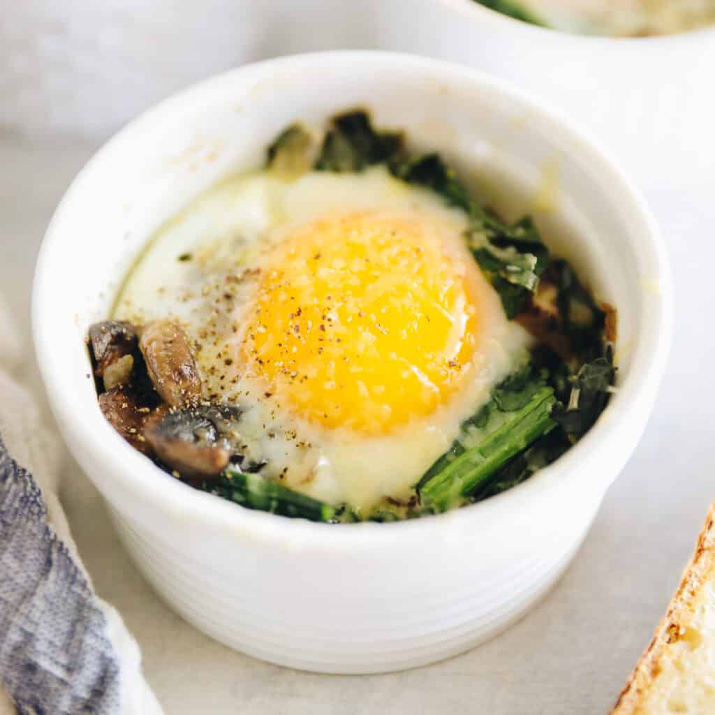 Baked Eggs in Ramekins