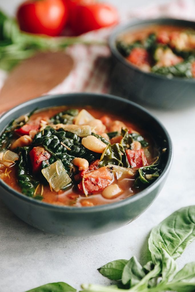 Tuscan White Bean Soup [White Bean Ribollita]