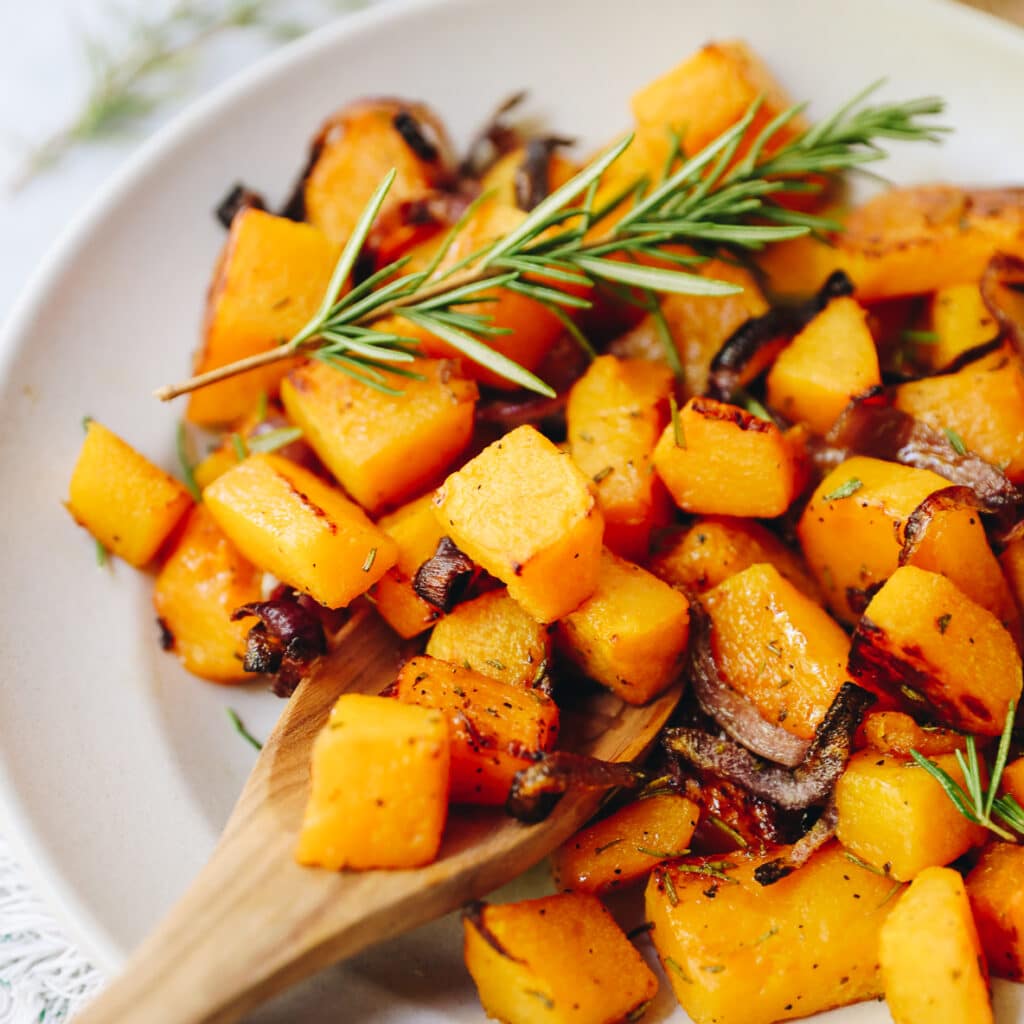 Roasted Rosemary Butternut Squash