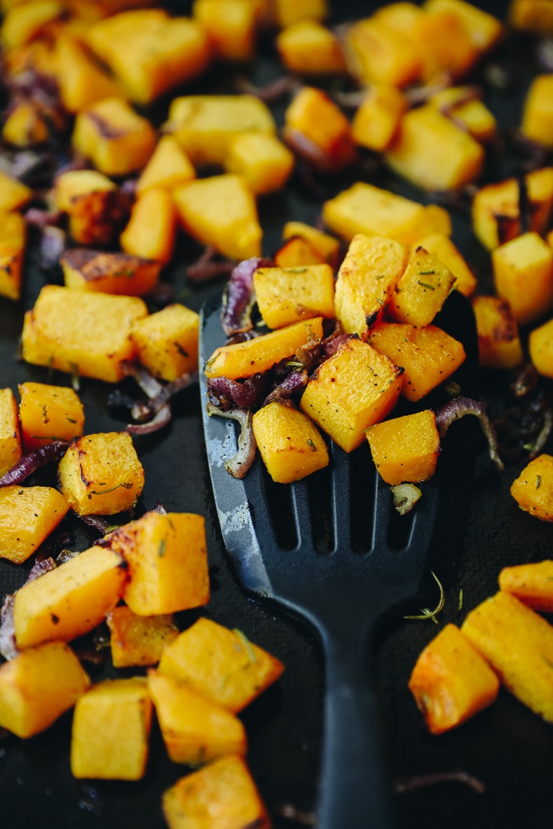 roasted butternut squash with rosemary. 10