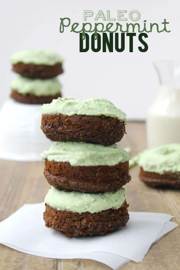 paleo peppermint donuts