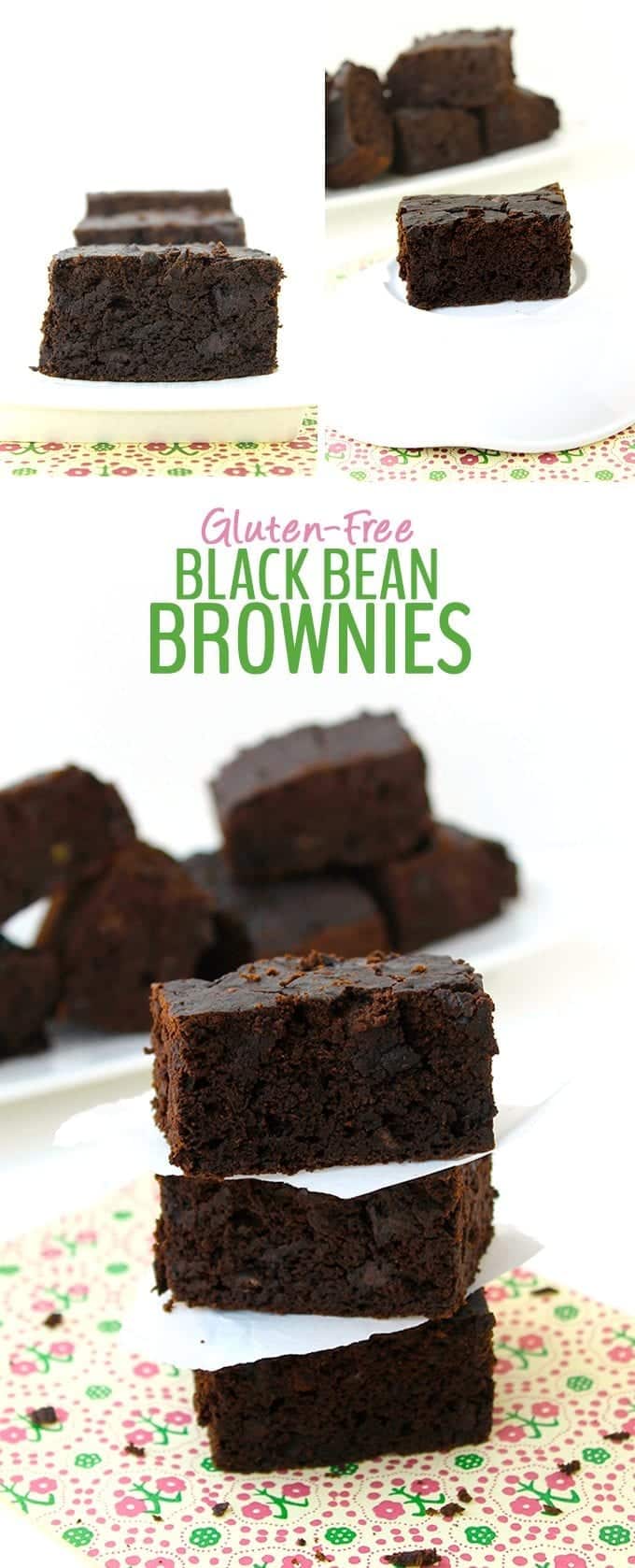 No one needs to know there's black beans hidden in these delicious Gluten-Free Black Bean Brownies. There's also another secret veggie in there and are lightened-up with just 2 tablespoons of coconut oil. A healthy alternative to typical brownie recipes!