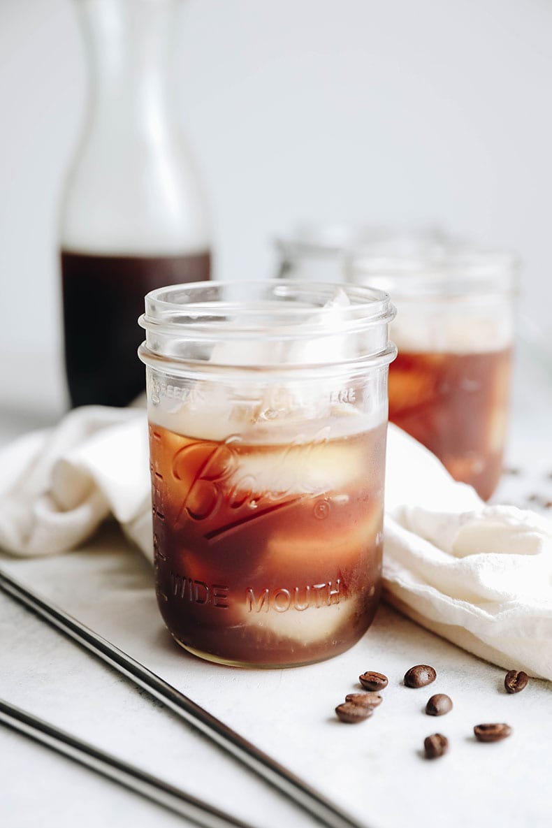 Simple Homemade Iced Cold Brew Latte