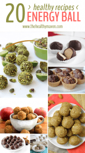 20 Healthy Energy Ball Recipes with gluten-free, vegan, and paleo options . These will keep you energized all day long!
