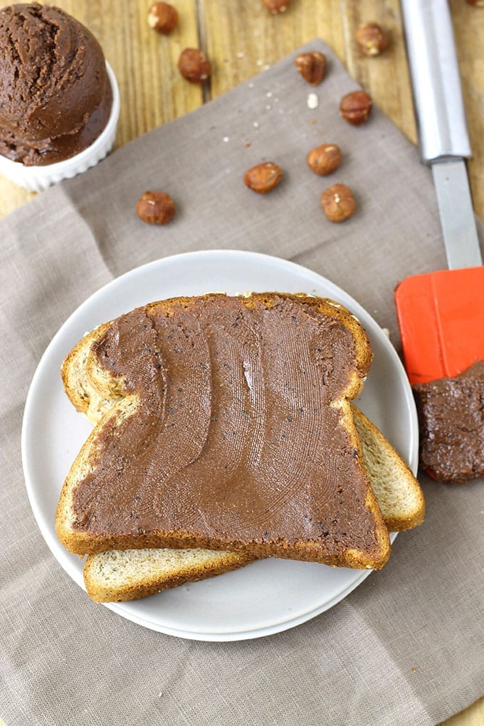 Mocha Hazelnut Butter // thehealthymaven.com