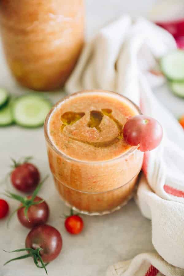 Easy Gazpacho Soup Recipe The Healthy Maven