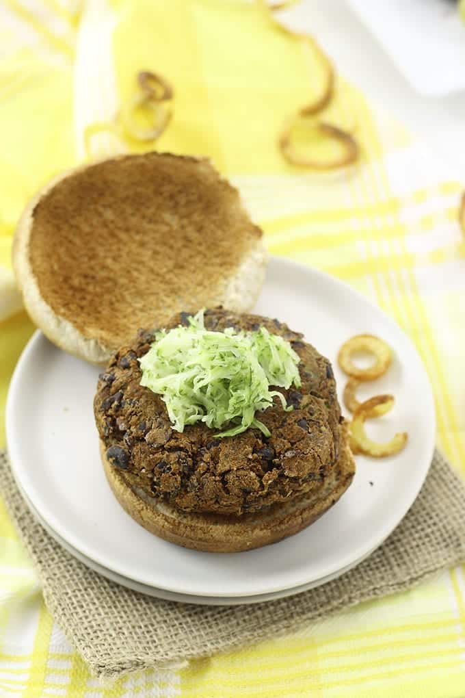 Spicy Zucchini Black Bean Burgers The Healthy Maven