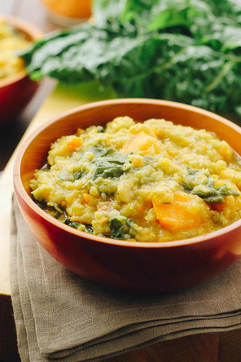 Hearty Lentil & Swiss Chard Soup