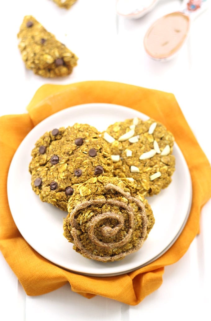 Pumpkin Almond Butter Breakfast Cookies The Healthy Maven