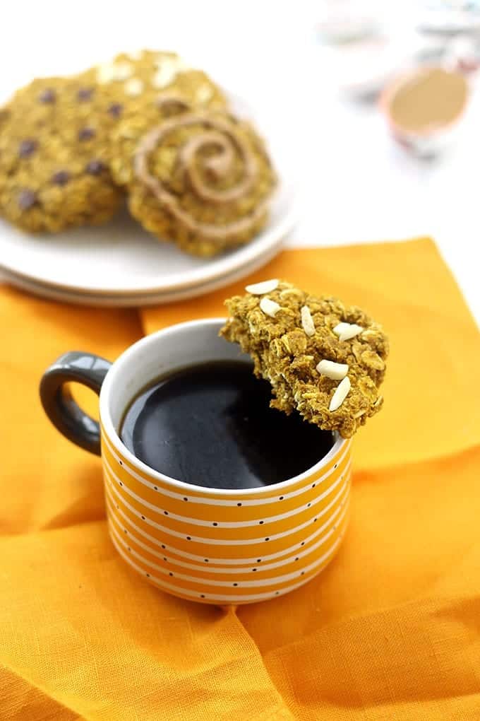 Pumpkin Almond Butter Breakfast Cookies The Healthy Maven