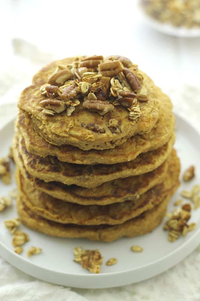 Sweet Potato Pecan Pancakes The Healthy Maven