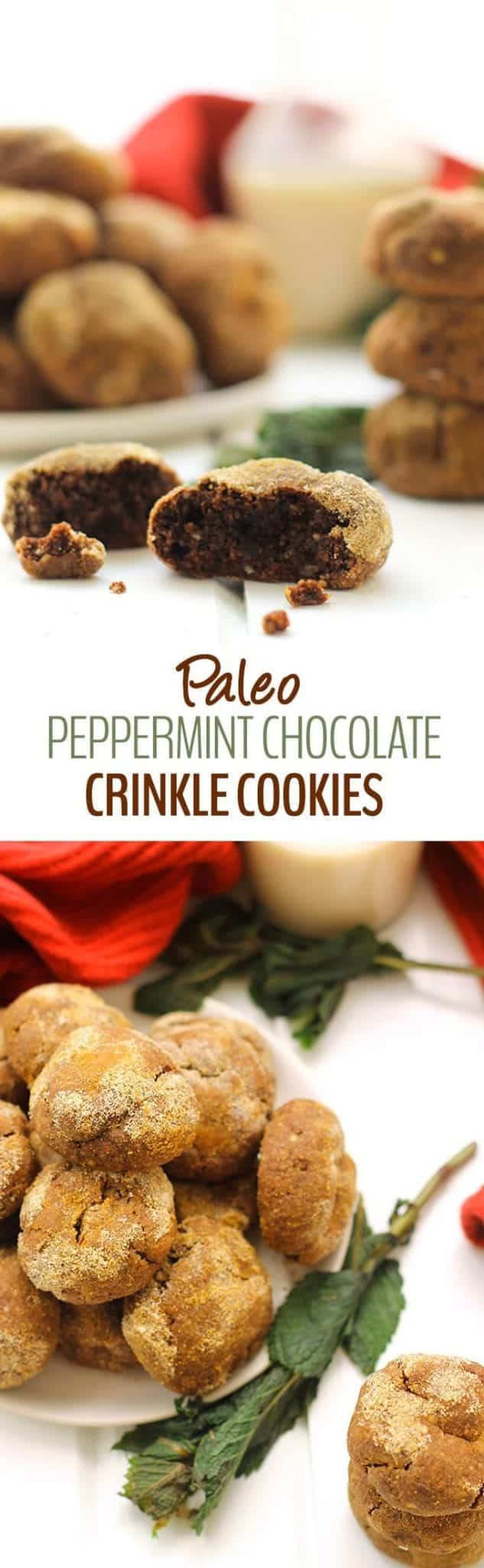paleo mint chocolate cookies