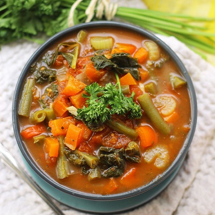 Healthy Vegetable Soup Recipe [Detox Soup]