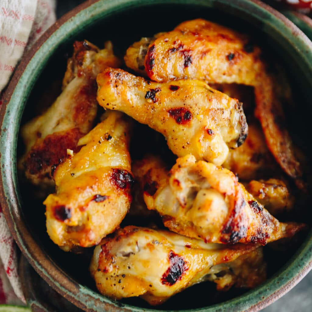 Baked Sriracha Lime Chicken Wings