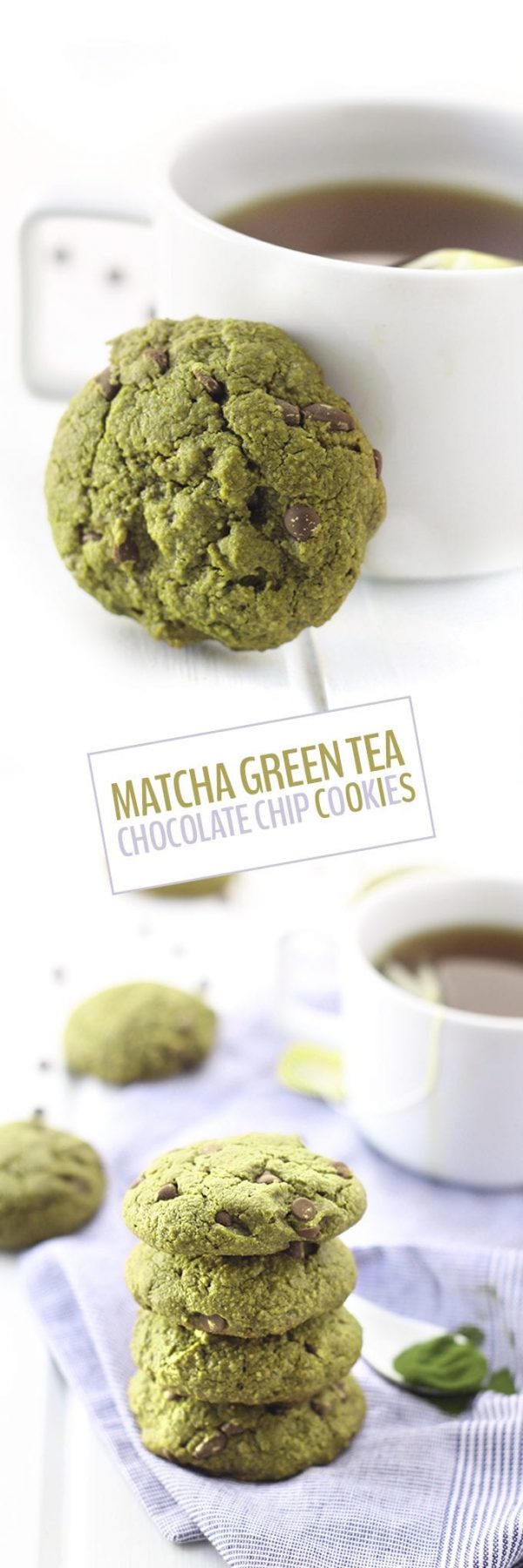 Matcha Green Tea Chocolate Chip Cookies The Healthy Maven