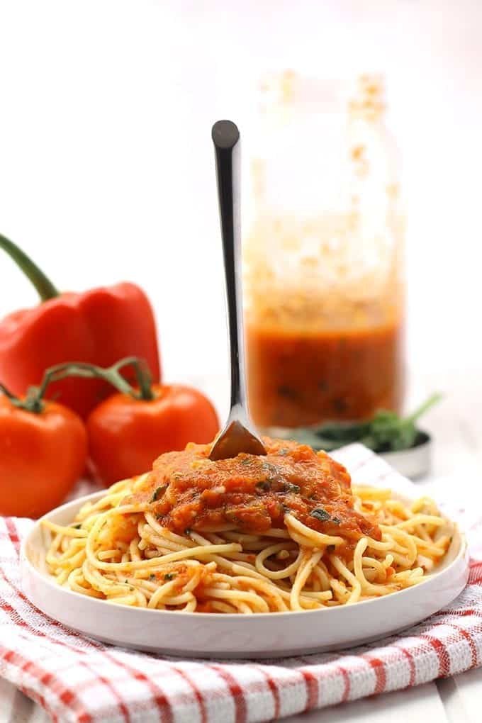 Roasted Red Pepper and Tomato Sauce The Healthy Maven