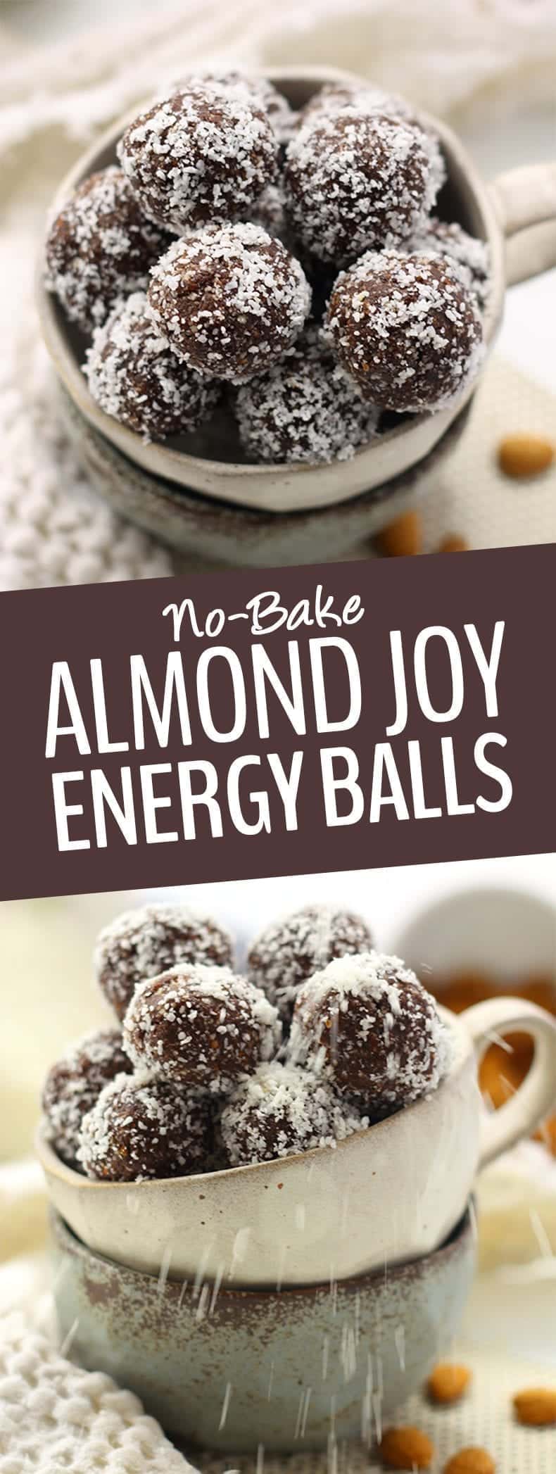 NoBake Almond Joy Energy Balls The Healthy Maven