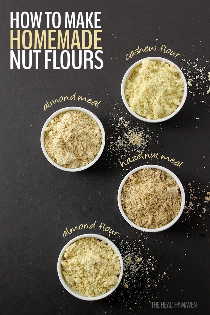 Ever wondered how to make your own nut flours? From almond meal to almond flour, hazelnut meal and even cashew meal, this step-by-step tutorial will teach you how!