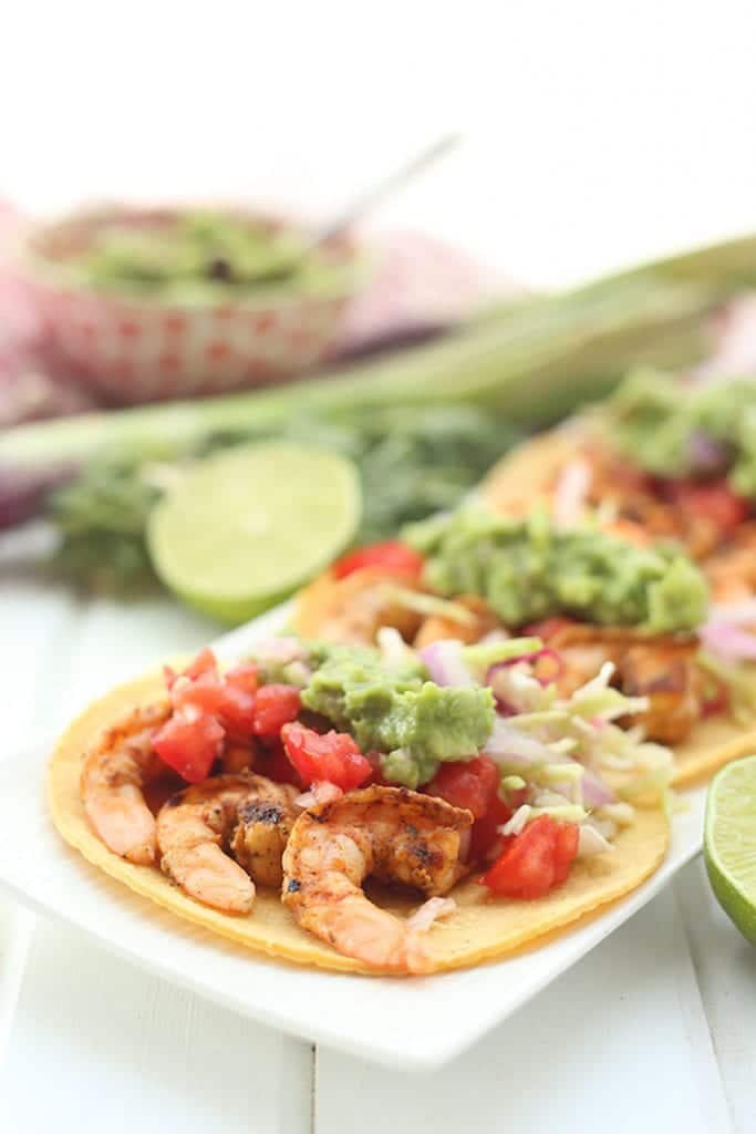 Grilled Shrimp Tacos - The Healthy Maven