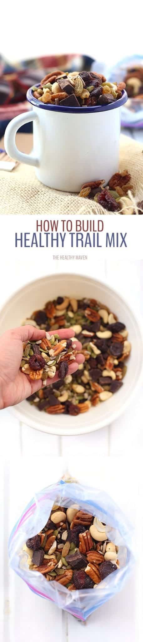 Not all trail mixes are created equal! With this tutorial on how to build a healthy trail mix, you'll get the low-down on what to include, what not to include and how to customize your trail mix to your needs and wants!