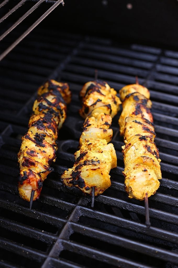 Tandoori Chicken Kebabs - The Healthy Maven