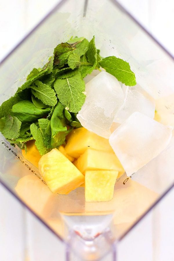 Pineapple Mojito Green Smoothie - The Healthy Maven