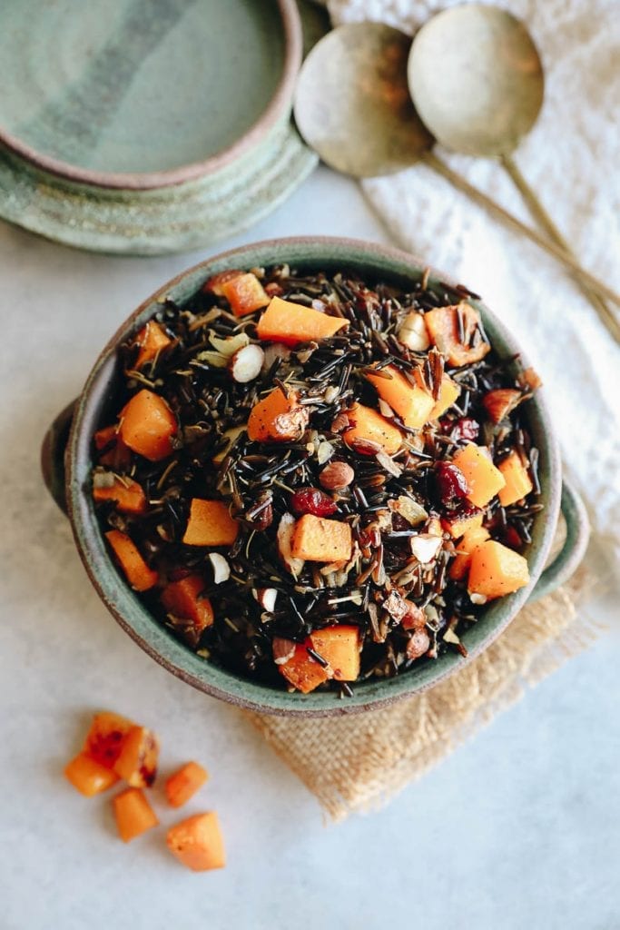 Wild Rice Pilaf Recipe with Butternut Squash