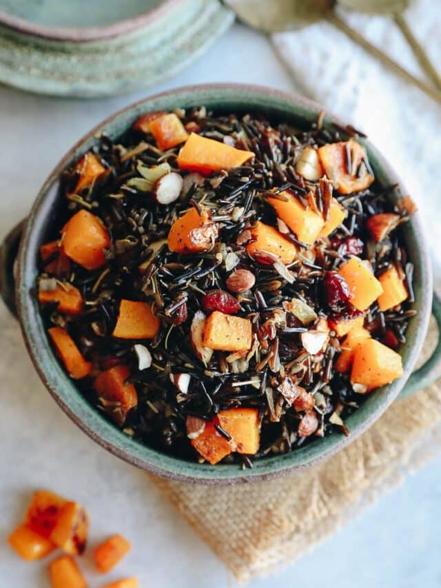 Wild Rice Pilaf with Butternut Squash The Healthy Maven