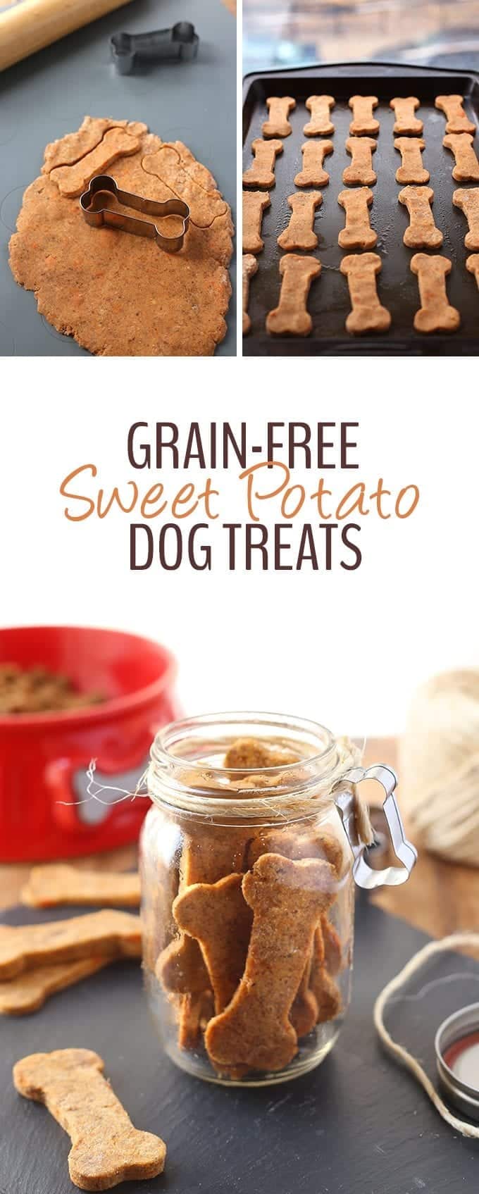 Treat your pup with these Grain-Free Sweet Potato Dog Treats made from just 5 wholesome and healthy ingredients. Your dog will love eating them as much as you enjoy spoiling them!