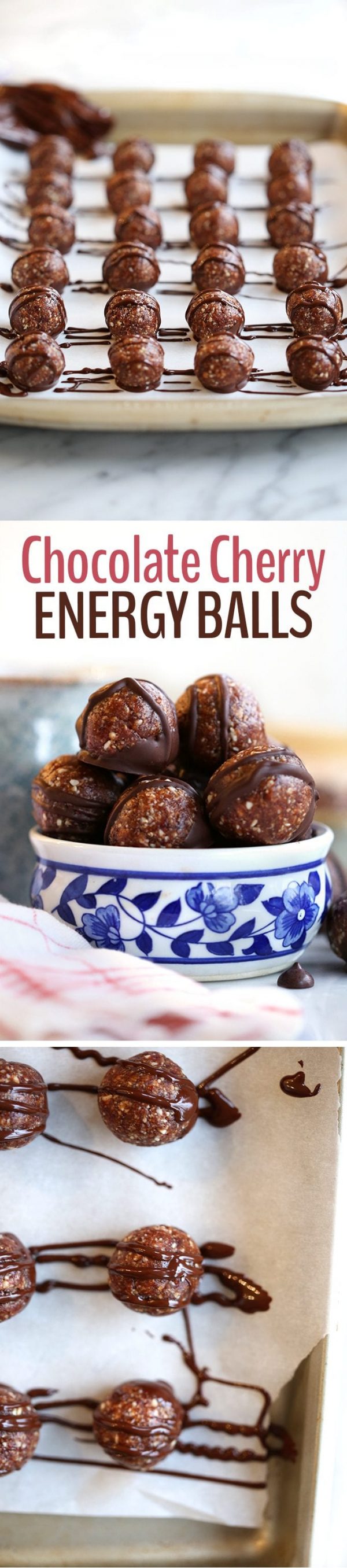 Chocolate Cherry Energy Balls The Healthy Maven