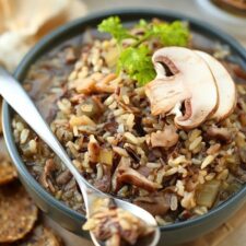 Mushroom and Wild Rice Soup-image