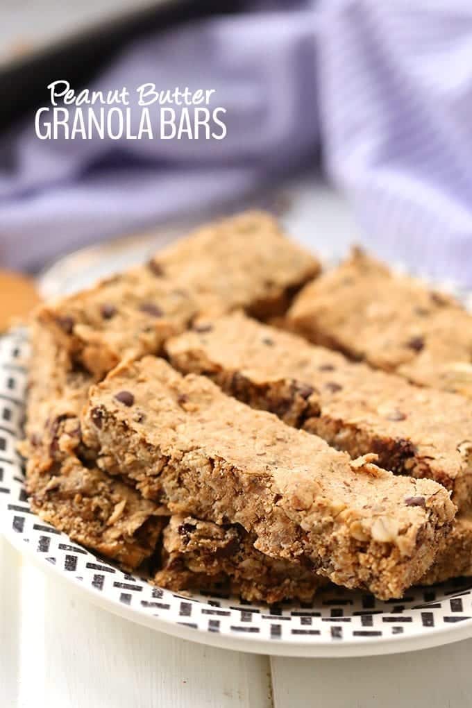 Snacking made easy with these Peanut Butter Granola Bars! Just 6 ingredients is all you need to have a healthy and delicious snack for your busy lifestyle. They're gluten-free and vegan too!