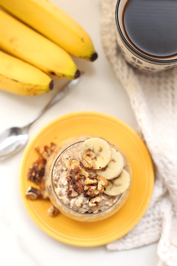 Overnight Oats Recipe (Banana Nut) - Fed & Fit