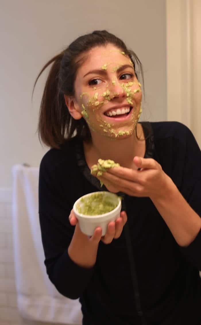 Get glowing skin with this Hydrating Avocado Face Mask. Made with just two (or three!) simple ingredients, this face mask can be made entirely from kitchen ingredients you already own.