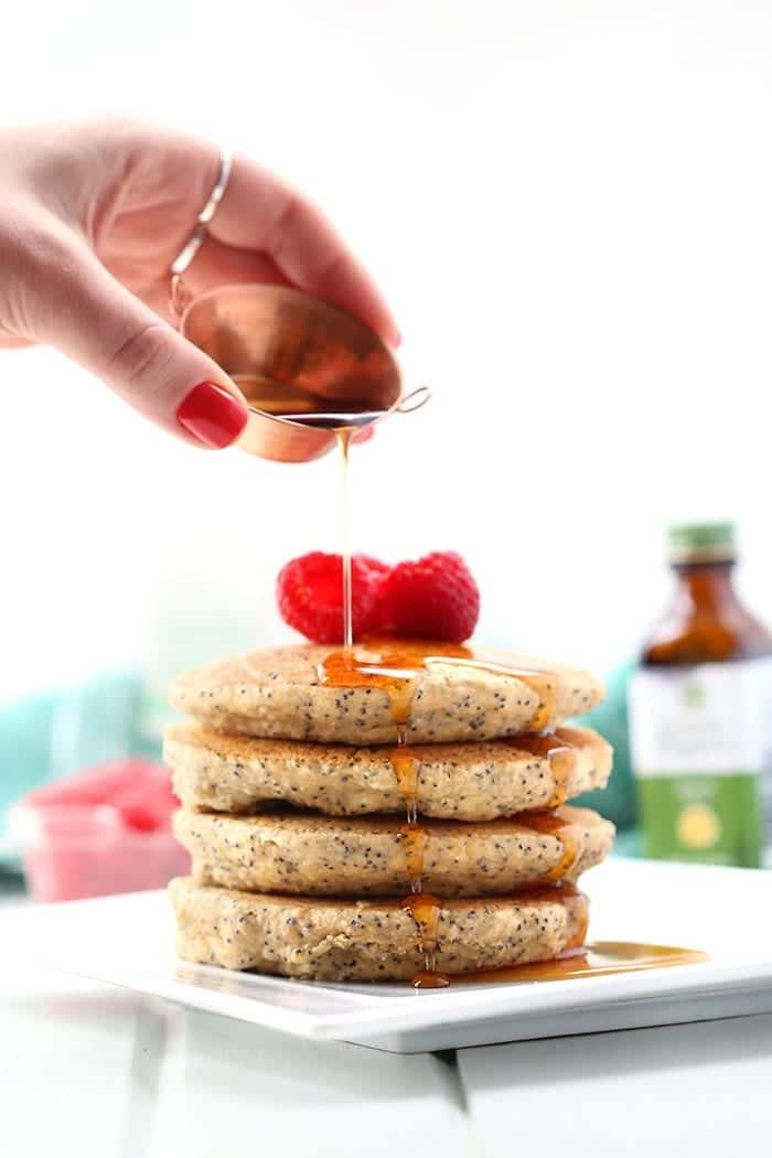 Lemon Poppyseed Pancakes | Healthy Spring Recipes For Kids & Adults