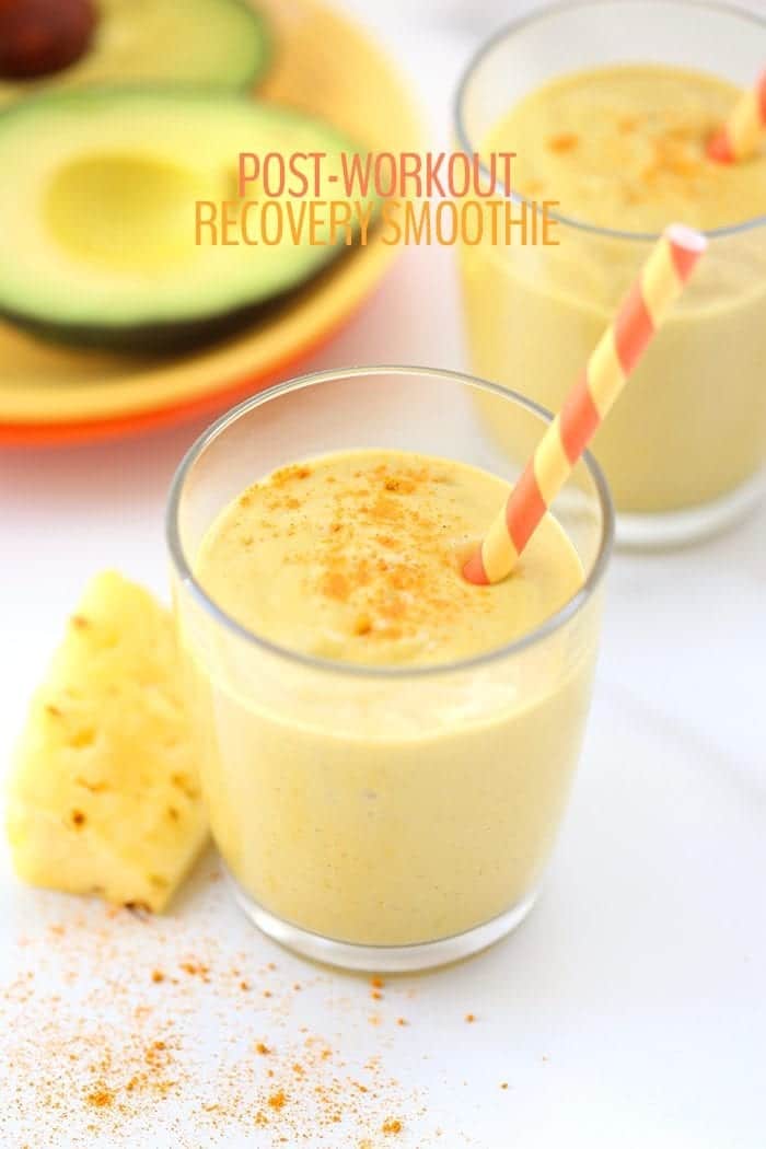 Crushed it in the gym? Help your body recover with this Post-Workout Recovery Smoothie. Full of anti-inflammatory and vitamin-packed ingredients, this smoothie will help prevent soreness and rebuild your muscles.