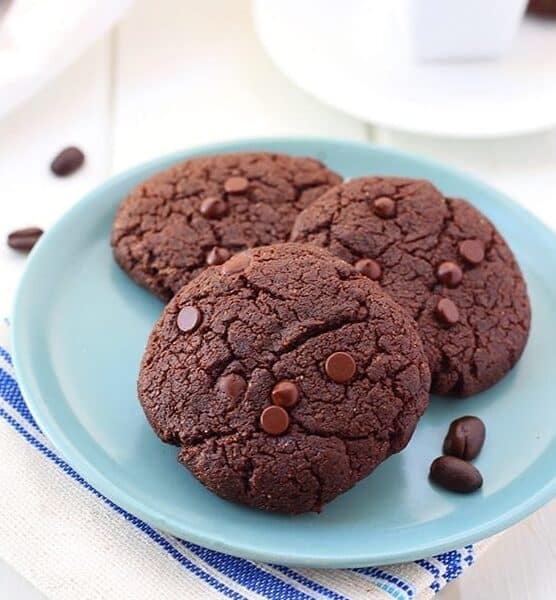 Double Chocolate Espresso Cookies | The Healthy Maven