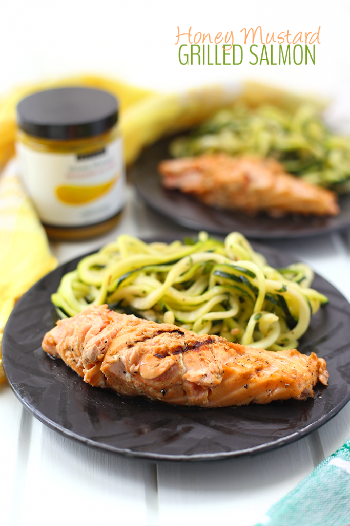 Honey Mustard Grilled Salmon The Healthy Maven