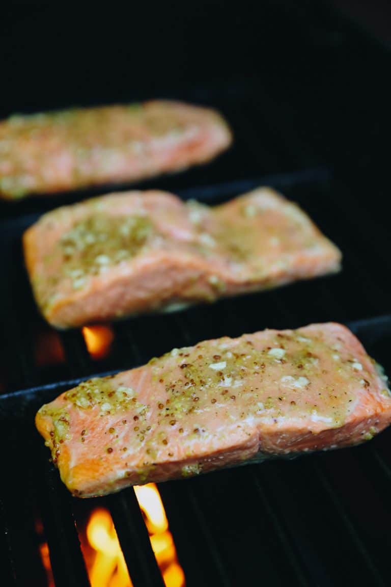 Honey Mustard Grilled Salmon - The Healthy Maven
