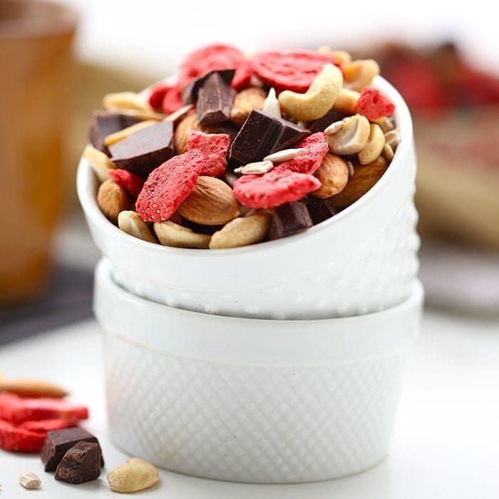 Chocolate-Covered Strawberry Trail Mix