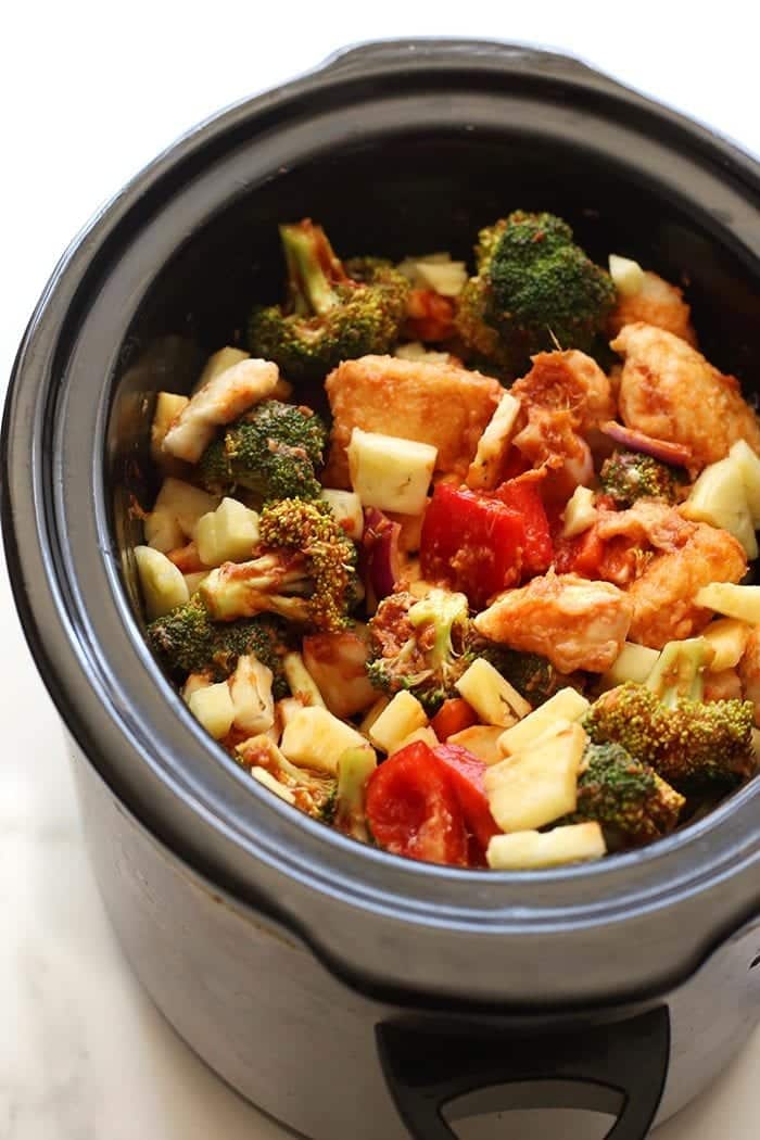 No need to order takeout with this Slow Cooker Sweet and Sour Chicken. Perfectly tart and sweet all at the same time, this easy, one-pot dinner recipe is sure to be a family favorite!