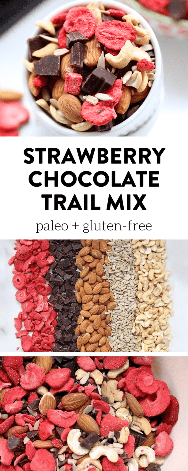 ChocolateCovered Strawberry Trail Mix The Healthy Maven
