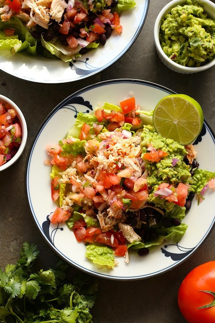 Copycat Chipotle Chicken Burrito Bowl - The Healthy Maven