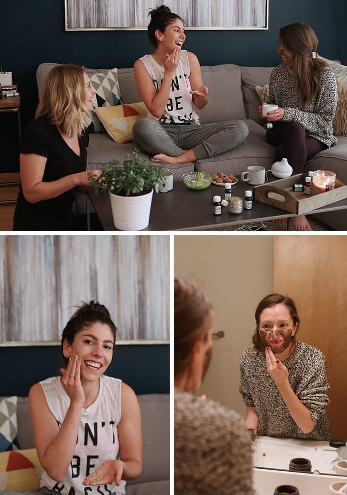 From hair to nails to skin, this post will show you how to throw a DIY Spa Night for the perfect night of relaxation and rejuvenation with the ladies! With help from Aura Cacia Essential Oil Blends spa night is just one DIY away.