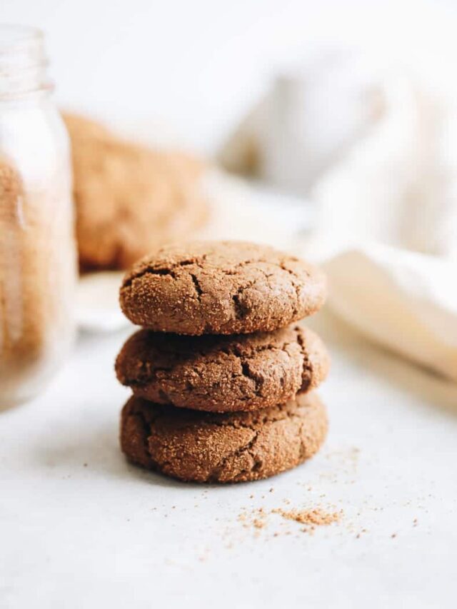 Ginger Molasses Cookies The Healthy Maven
