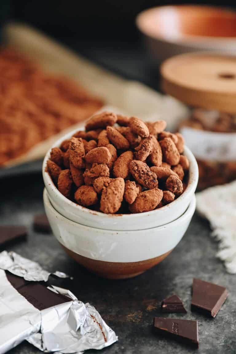 Dark Chocolate Sea Salt Almonds [Copycat TJs!] The Healthy Maven