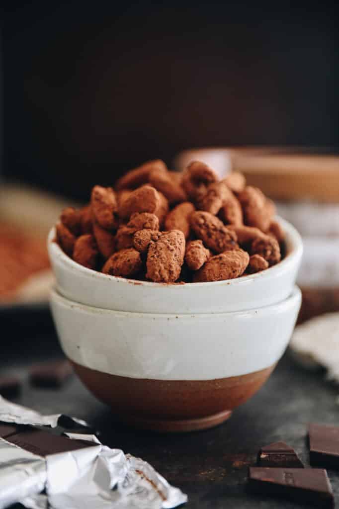 Dark Chocolate Sea Salt Almonds [Copycat TJs!] The Healthy Maven