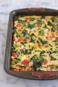 Easy Veggie Egg Bake [Great for Brunch!] - The Healthy Maven