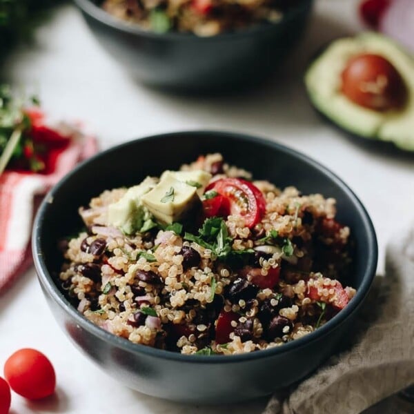 Get your Mexican fix with this healthy and easy Quinoa Taco Salad. This meal with inspire you to incorporate more plant-based meals into your life that are full of flavor and good-for-you ingredients.